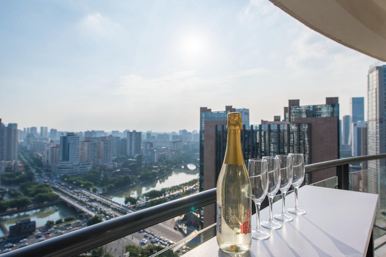 Pandahouse Aparthotel Chengdu Exteriör bild